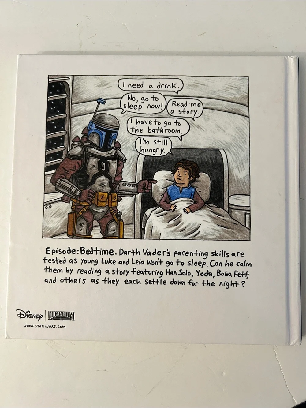 Star Wars Goodnight Darth Vader hardcover book Luke, leia, yoda and R2-D2
